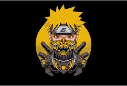  Poszter Naruto Uzumaki Minimal, 61x90cm, poszter1878, Többszínű (poster1878)