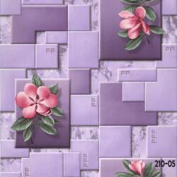 DEGRETS Tapéta DEGRETS 210-05 Mosható, Nedvességálló, Ophelia lila, Méret: 0.53m x 10.05m = 5.3 m2 (210-05)