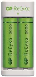 GP ECO 211 Töltő + 2x2000mAh ReCyko AA (B51214)