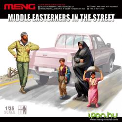 MENG 1/35 Közép-Keleti emberek az utcán szett katonai modell figura