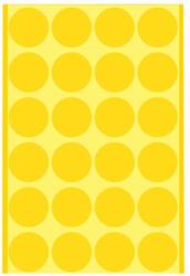 MARKIn Etichete rotunde 14 mm galbene 630/set Markin 39692 (39692)