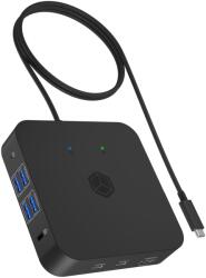 ICY BOX IB-DK4090-C USB-C Laptop Dokkoló Állomás 85W (60854)
