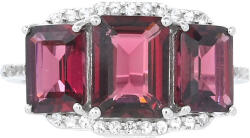  Rhodolit Gránát Ezüst Gyűrű - 4.2 Karát