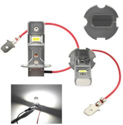 motoLEDy 2 Db H3 LED Izzók 9V-16V CANBUS 3000lm Fehér Erős Fehér