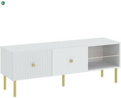  Tv Állvány Fehér Színben. VIENA LOWBOARD 135 cm