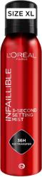 L'Oréal L'ORÉAL PARIS Infaillible 3-s Setting Mist sminkfixáló spray, 150 ml