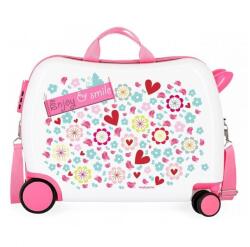  Gyermek utazótáska kerekeken / babakocsi ENJOY AND SMILE, 34L, 3729864