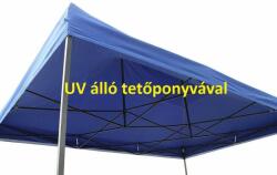  UV állóbb 3x4, 5 kék rendezvény sátor árusító piaci horgász kerti pavilon ST30