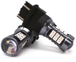 motoLEDy 2db P27/7W LED Izzó 3157 12V CANBUS 1400lm Vörös