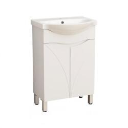 Inter Ceramic Долен шкаф за баня LUCA 5685+ УМИВ. 5615, Inter Ceramic, PVC, бял, 56.5x42x85см (5685)