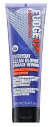 Fudge Professional Clean Blonde Damage Rewind Everyday Violet-Toning Shampoo șampon nuanțator pentru neutralizarea nuanțelor de galben 250 ml