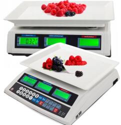 RG Elektronikus Akkumulátoros Kereskedelmi Mérleg, 30 kg, 7 Memóriával