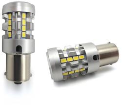 motoLEDy 2 Db P21W LED Izzó BA15S 12-24V Hiba Nélkül 2600lm Fehér