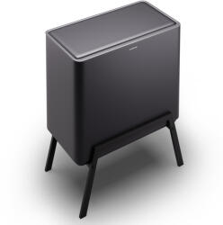 Klarstein Yuma, szemetes, 40 l, komposztálóval, lábakkal, szagszűrővel (KG27-Yuma40L-schw) (KG27-Yuma40L-schw)