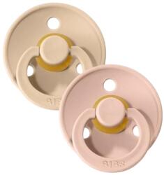 BIBS Suzete Bibs - Boheme, 0-6 luni, 2 buc, Vanilla/Blush (110213)