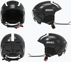 Briko Скиорска каска Briko Slalom Epp 2.0 shiny black/white