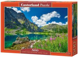 Castorland Puzzle Castorland din 500 piese - Lacul Negru sub Risi, Munții Tatra, Polonia (B-54145) Puzzle