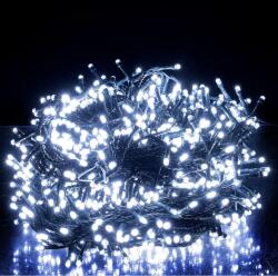 ProGarden 20 m 1000 LED-es BOA Fényfüzér, Kültéri-beltéri Hálózati Adapteres , időzíthető 6/18 Órás, 8 Féle Fényjátékkal, Hideg Fehér, IP44