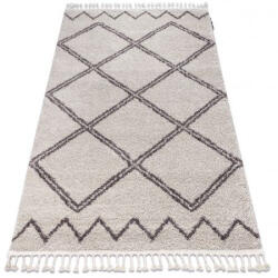 My carpet company My Carpet Company Berber Asila B5970 Krém/Barna Rojt Shaggy 140x190 cm Szőnyeg