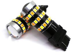 motoLEDy 2 Db LED Izzó 3157 12V CANBUS Fehér-narancs, Kétszínű, Két Színű