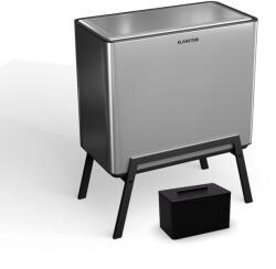 Klarstein Yuma coș de gunoi 40 L cu recipient pentru compost și picioare, filtru de miros (KG27-Yuma40L-Stainle) (KG27-Yuma40L-Stainle) Cos de gunoi