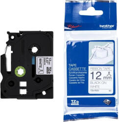 Brother TZe-R231 textile tape black-white 12mm-4m (TZER231)