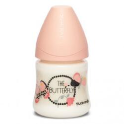 Suavinex Biberon cu debit lent, fluture portocaliu, Fusion, 150 ml, Suavinex