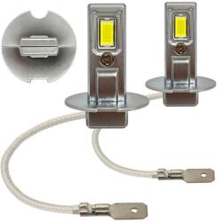 motoLEDy 2 Db H3 LED Izzó 9V-16V CANBUS 4000lm Fehér Erős Fehér