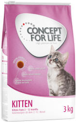 Concept for Life 3kg Concept for Life Kitten száraz macskatáp -25% kedvezmény