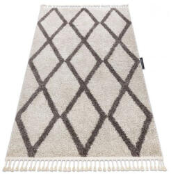 My carpet company My Carpet Company Berber Troik Krém Rojt Shaggy 160x220 cm Szőnyeg