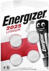 Energizer CR2025 lítium gombelem, 3 V, 163 mAh, 4 db, Energizer BR2025, DL2025, ECR2025, KCR2025, KL2025, KECR2025, LM2025 (E300520500) (E300520500)