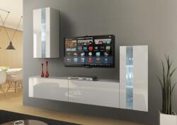 Prince Concept 47 nappali bútor szett magasfényű fehér (219cm)