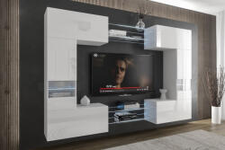 Prince Concept 29 nairobi nappali bútor szett magasfényű fehér (254, 3cm)