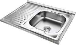 Steiner ROBIN 111 Steinsteel rozsdamentes acél konyhai mosogató JOBBOS szatén