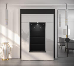 Prince smart 85 előszoba gardróbszekrény MAGASFÉNYŰ FEHÉR