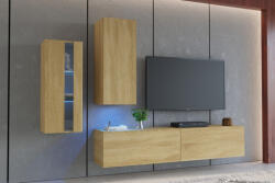 Prince Concept Liam arany tölgy fali egység (218cm)