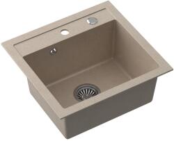 Steiner JOHNNY 110 Steingran bézs gránit mosogató, szifonnal és dugóval