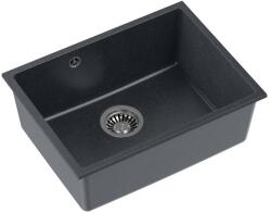 Steiner ALEC 50 Steingran fekete, süllyeszett mosogató