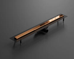 Ambro D'oro lineáris lefolyó RÉZ FÉNYES borítással 700mm