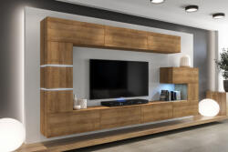 Prince Concept Anna 89 nappali bútor szett arany tölgy (332cm)