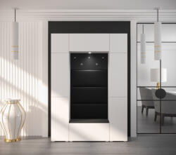 Prince smart 85 előszoba gardróbszekrény MATT FEHÉR