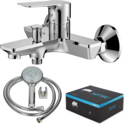 SOTBE NEA falra szerelhető kádtöltő csaptelep + zuhanyszett