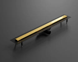 Ambro D'oro lineáris lefolyó arany matt borítással 700mm