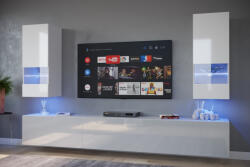 Prince Sezana CONCEPT 21 nappali bútor szett magasfényű fehér (249 cm)