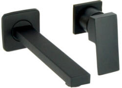 Stellman QATRO fekete rejtett mosdócsaptelep fali