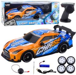 LeanToys RC Sportautó Megvilágított Drift Karosszériával Narancssárga - 23070 (23070) (23070)