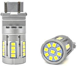 motoLEDy 2 Db P27/7W LED 3157 12-24V Izzó, Hiba Nélkül 3000lm Fehér