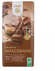 GEPA Ciocolata cu Lapte Bio si Fairtrade Mascobado, 100 g, Gepa