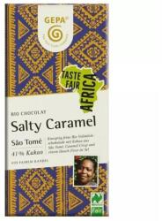 GEPA Ciocolata Bio si Fairtrade cu Lapte si Caramel Sarat, 80 g, Gepa