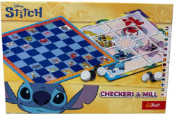 Trefl Disney Stitch: Dáma és malom társasjáték - Trefl